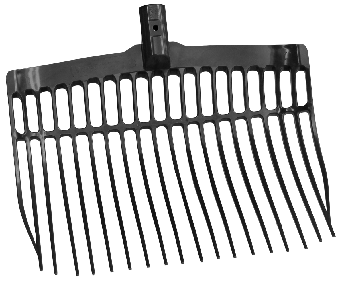 Mestvork zonder steel Zwart 2025 Mestvork zonder steel Zwart