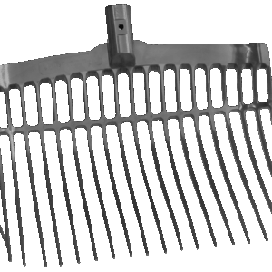 Mestvork zonder steel Grijs