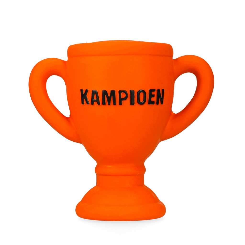 Oranje Latex Hondenspeeltjes WK Beker 2025 Oranje Latex Hondenspeeltjes WK Beker