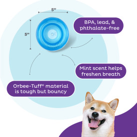 Outward Hound Orbee-Tuff Snoop L Blauw 2025 Outward Hound Orbee-Tuff Snoop L Blauw - Afbeelding 4