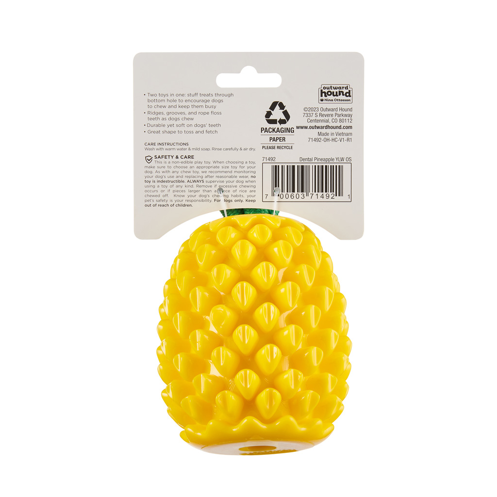 Outward Hound Dental Pineapple 2025 Outward Hound Dental Pineapple - Afbeelding 3