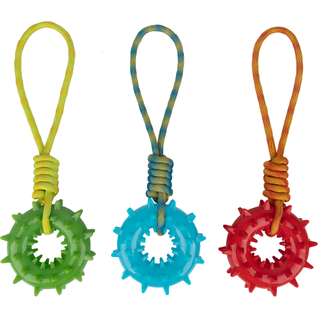 Pawise Play-N-Tug Ring With Handle 2025 Pawise Play-N-Tug Ring With Handle