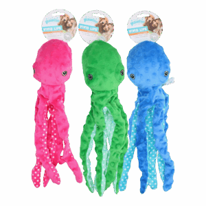 Pawise Multicolor Plush Octopus (3 colour assorted) L