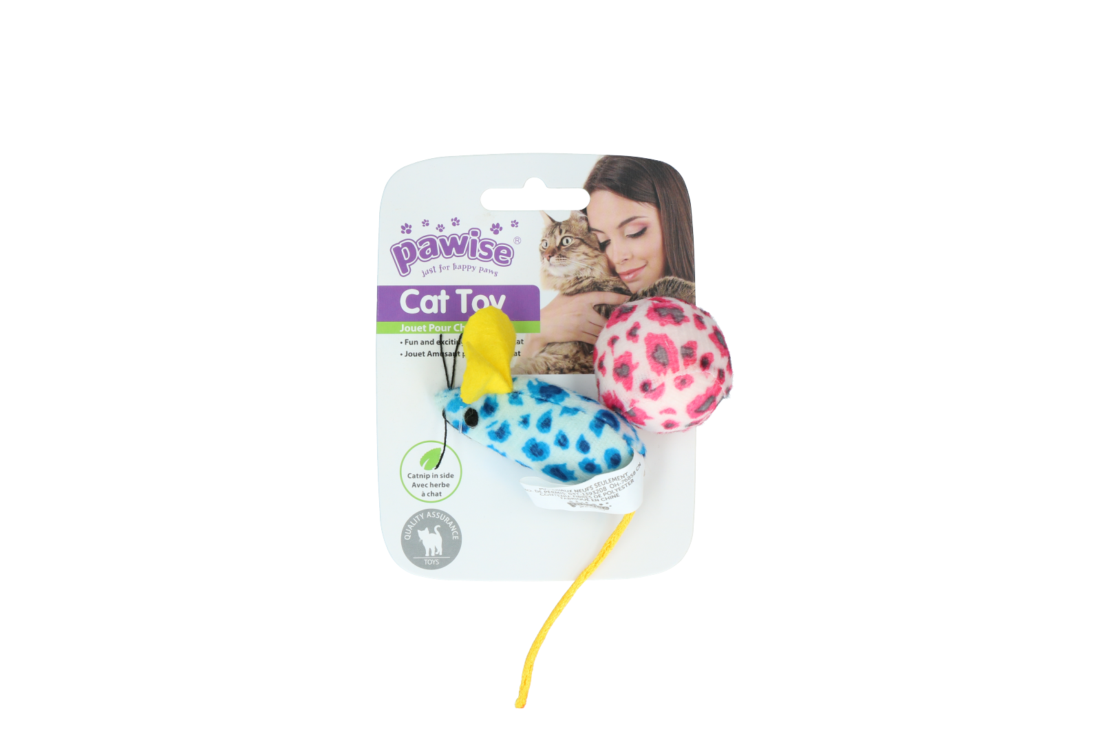 Pawise Cat Toy - Mice & Ball 2025 Pawise Cat Toy - Mice & Ball - Afbeelding 2