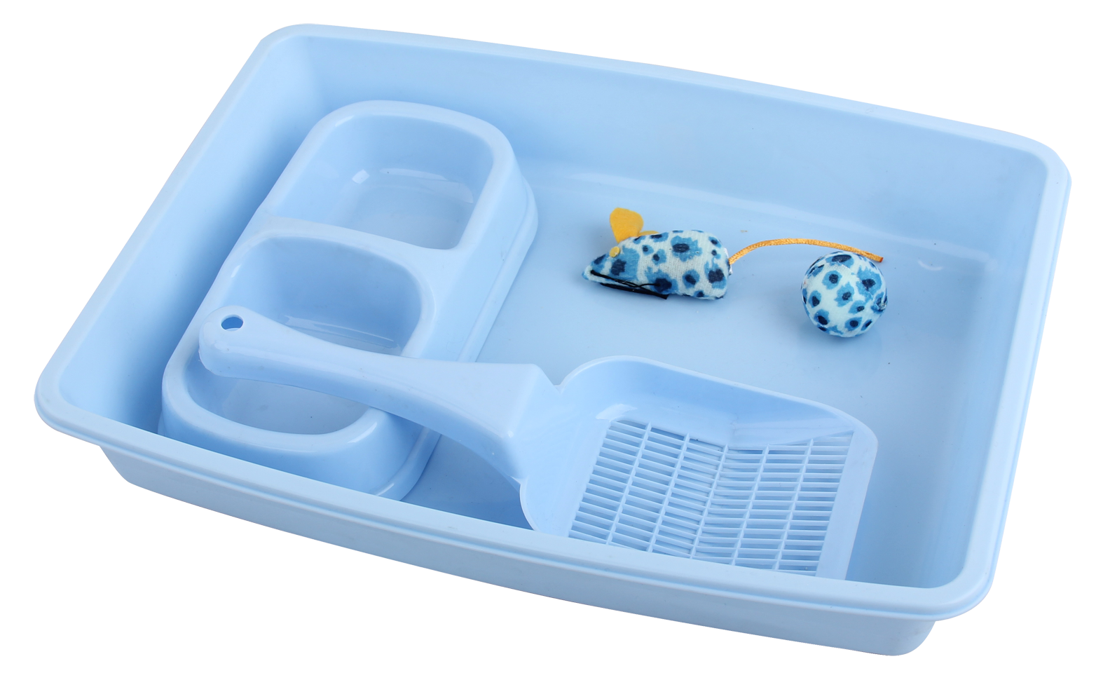 Pawise Kitten Starter Set Blauw 2025 Pawise Kitten Starter Set Blauw