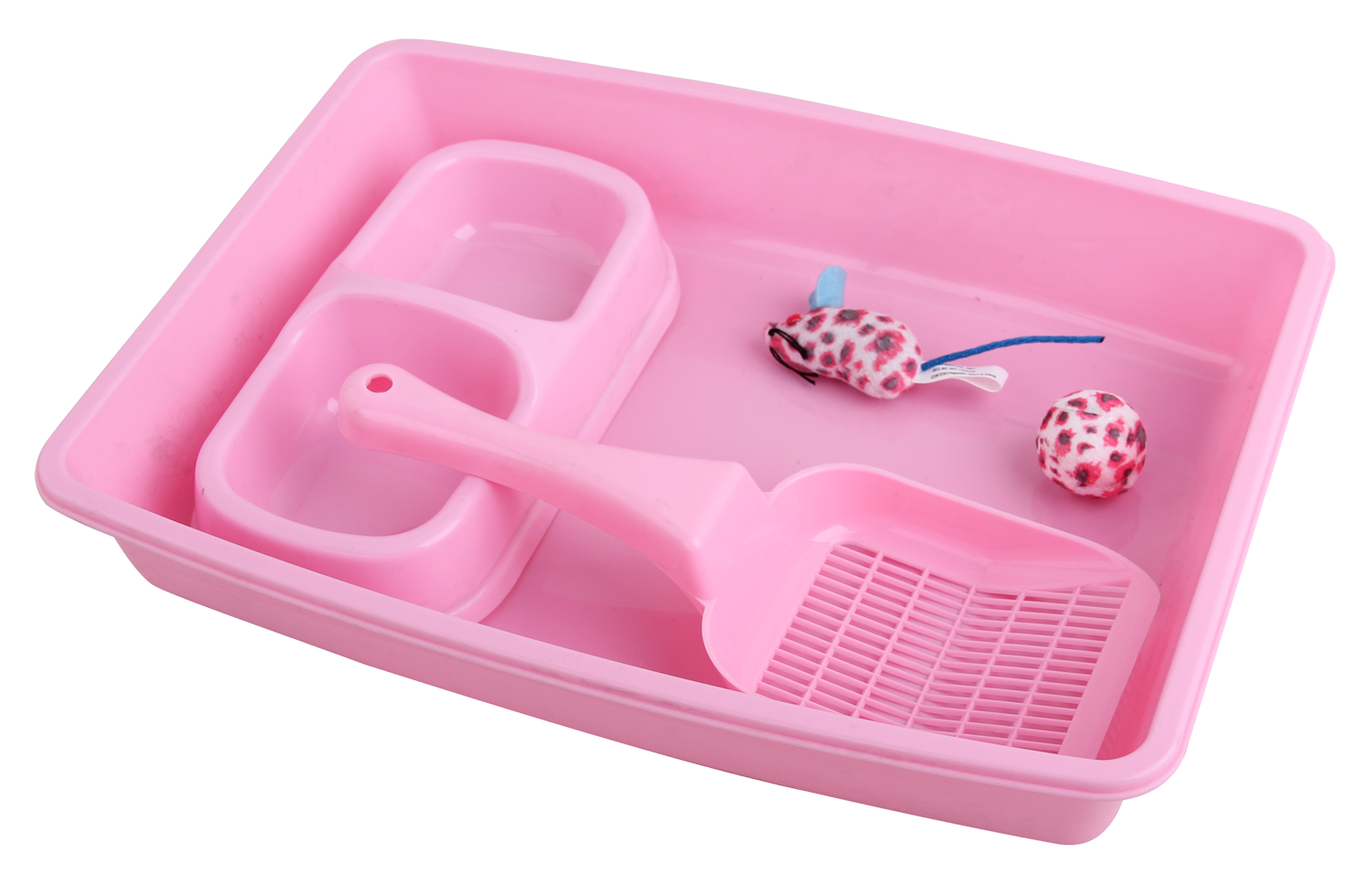 Pawise Kitten Starter Set Roze 2025 Pawise Kitten Starter Set Roze