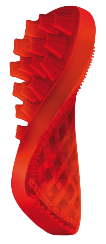 Pet+Me Dog Hair Brush Lang haar Rood 2025 Pet+Me Dog Hair Brush Lang haar Rood - Afbeelding 2