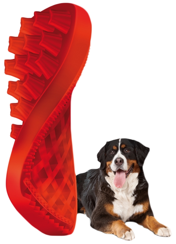 Pet+Me Dog Hair Brush Lang haar Rood 2025 Pet+Me Dog Hair Brush Lang haar Rood - Afbeelding 4