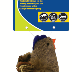Petsport Feathered Kitty Wobbler Bruin
