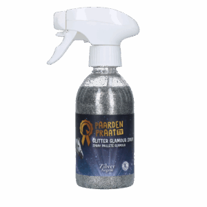 Paardenpraat TV Glitter Glamour Spray Zilver