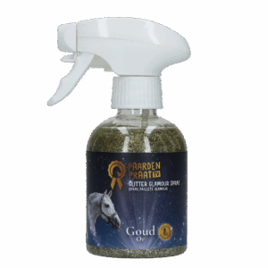 Paardenpraat TV Glitter Glamour Spray Goud