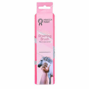 Paardenpraat Grooming Brush Roze M
