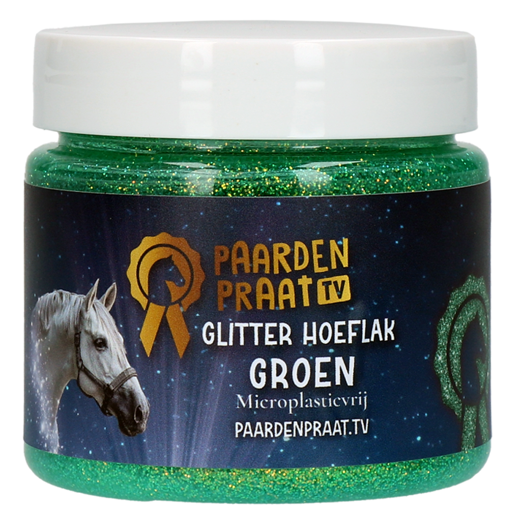 Paardenpraat TV Glitter Hoeflak Turquoise 2025 Paardenpraat TV Glitter Hoeflak Turquoise