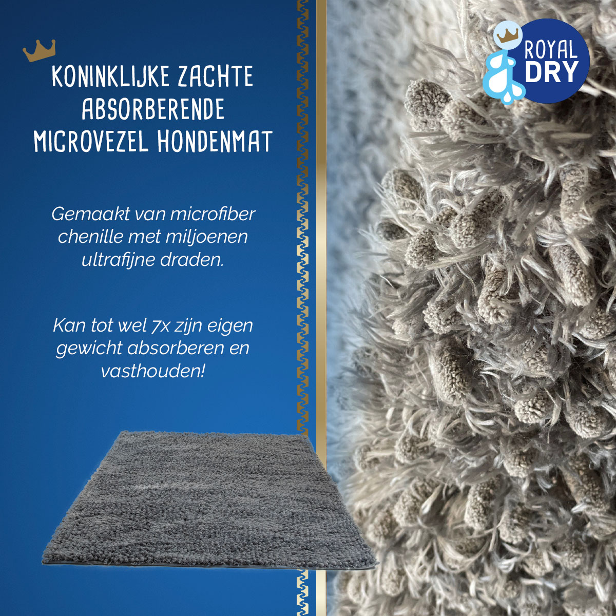 Royal Dry Deurmat Voor Honden L 2025 Royal Dry Deurmat Voor Honden L - Afbeelding 3