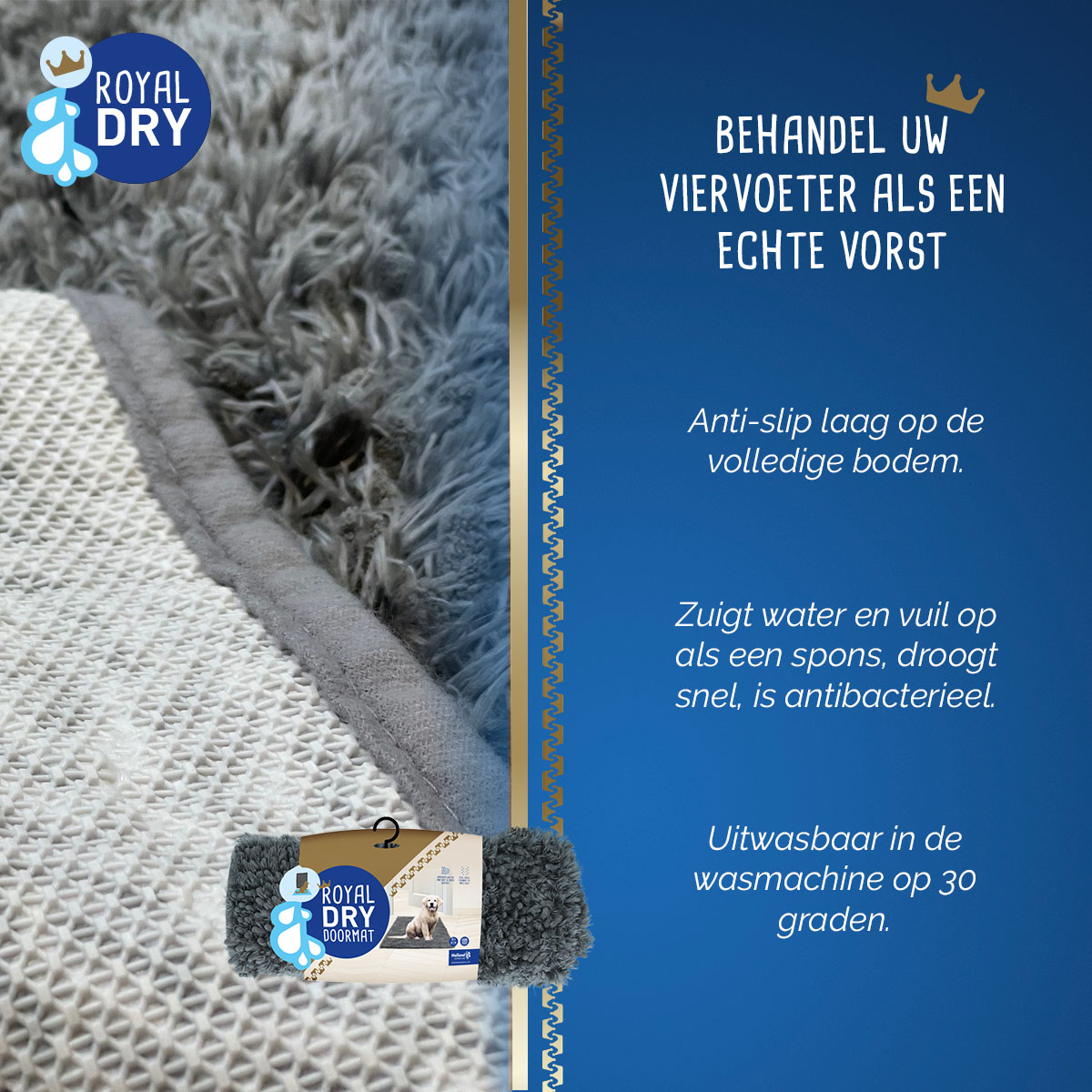Royal Dry Deurmat Voor Honden L 2025 Royal Dry Deurmat Voor Honden L - Afbeelding 4