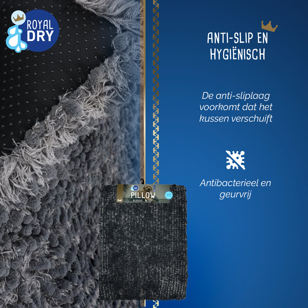 Royal Dry Kussen Voor Honden M (76 x 53 cm) 2025 Royal Dry Kussen Voor Honden M (76 x 53 cm) - Afbeelding 5