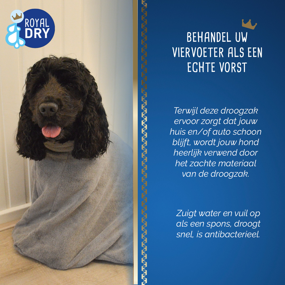 Royal Dry Doggy Bag Droogzak S 2025 Royal Dry Doggy Bag Droogzak S - Afbeelding 6