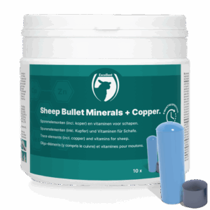 Excellent Sheep Bullet Minerals + Koper 10 st