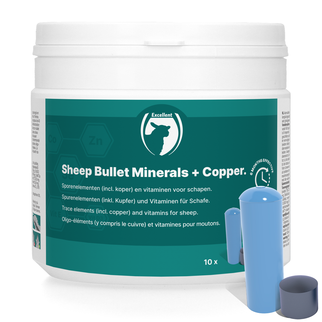 Excellent Sheep Bullet Minerals + Koper 10 st 2025 Excellent Sheep Bullet Minerals + Koper 10 st