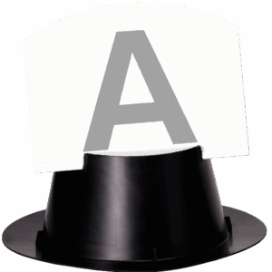 Show Jump houder voor letters en cijfers