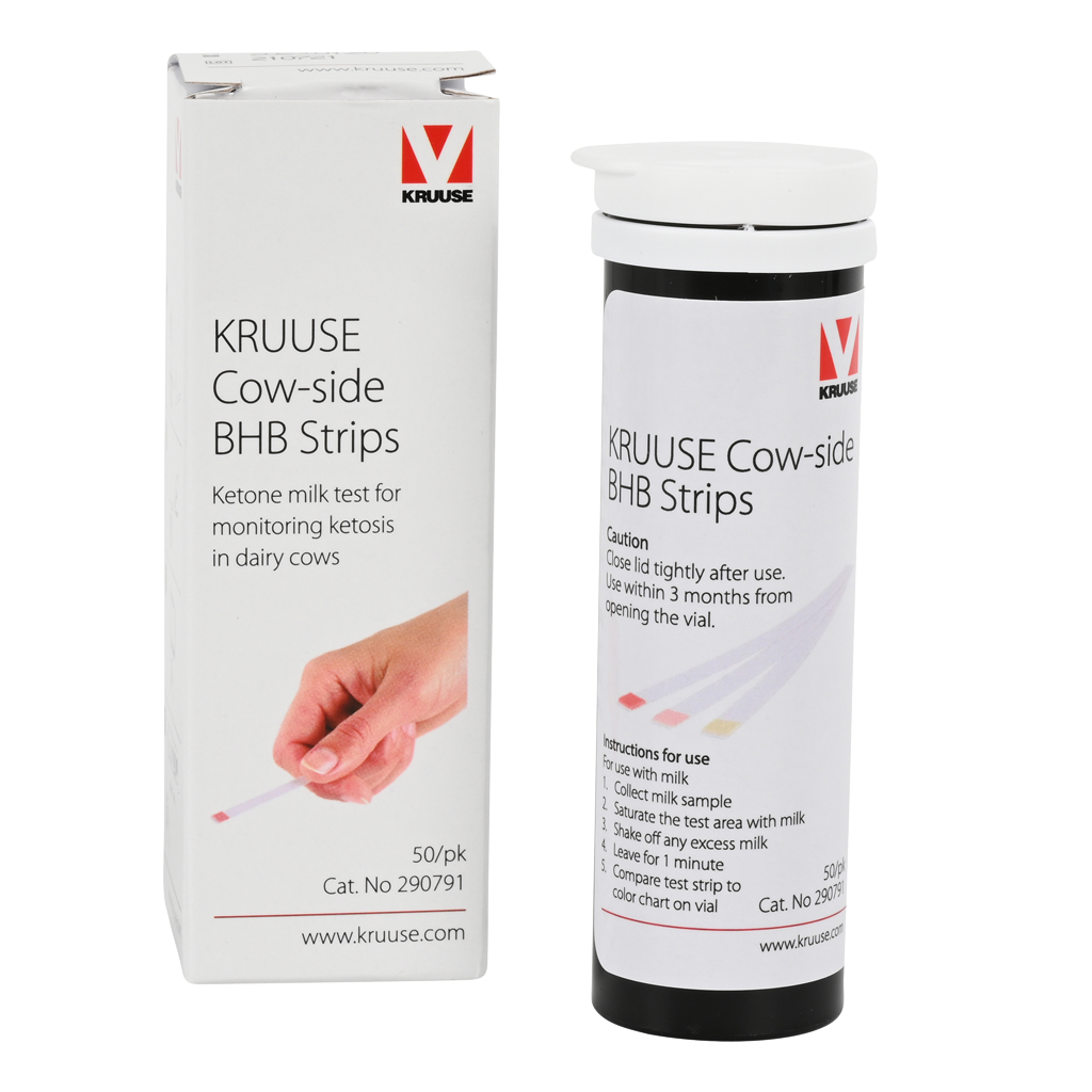 KRUUSE Ketose Melk Teststrips 50 stuks 2025 KRUUSE Ketose Melk Teststrips 50 stuks