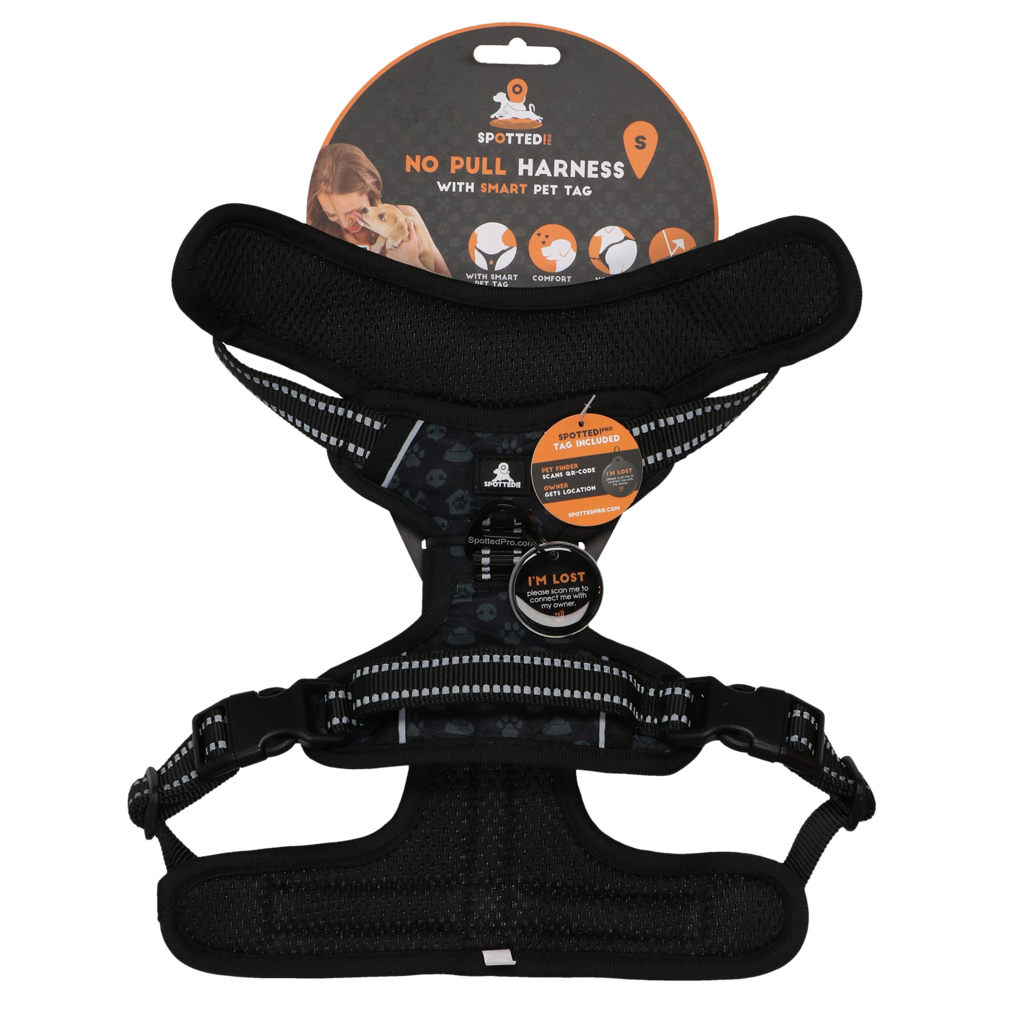 Spotted! Pro No Pull Harnas Donker Grijs S 2025 Spotted! Pro No Pull Harnas Donker Grijs S