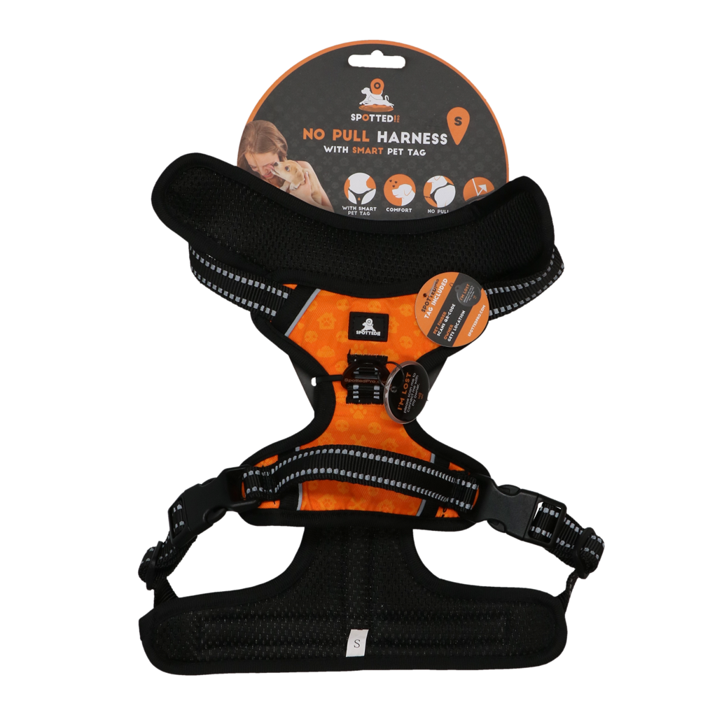 Spotted! Pro No Pull Harnas Oranje S 2025 Spotted! Pro No Pull Harnas Oranje S