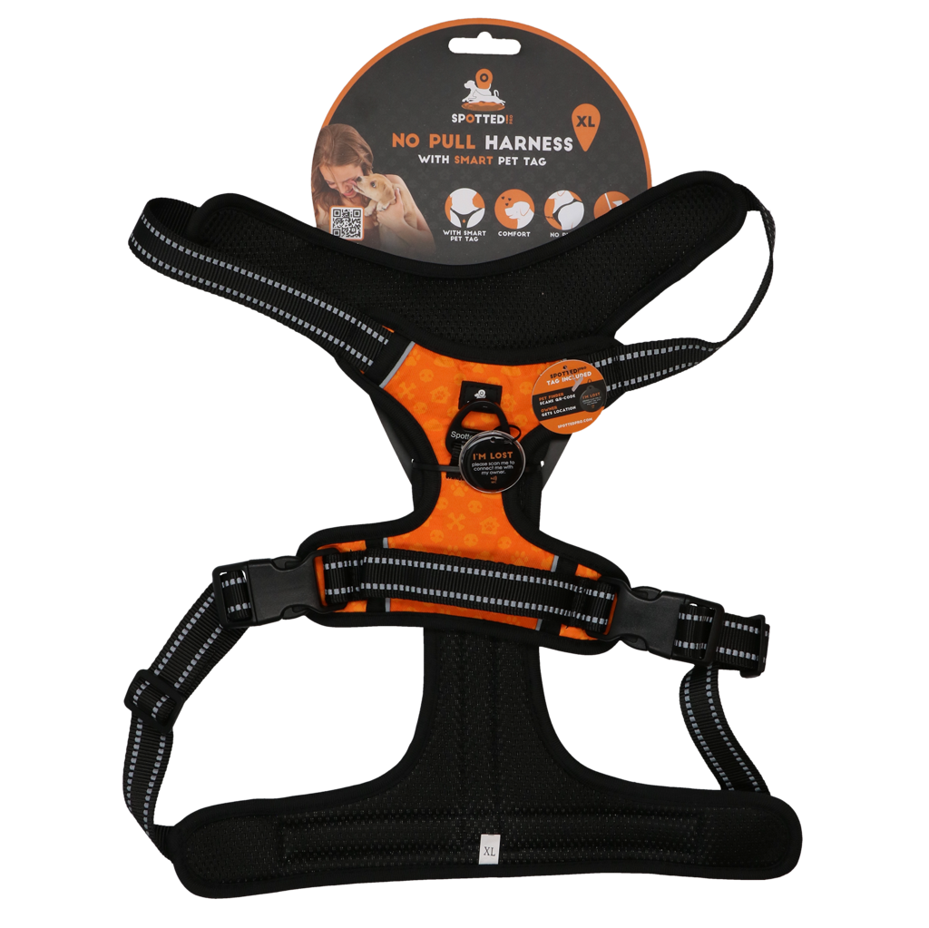 Spotted! Pro No Pull Harnas Oranje XL 2025 Spotted! Pro No Pull Harnas Oranje XL