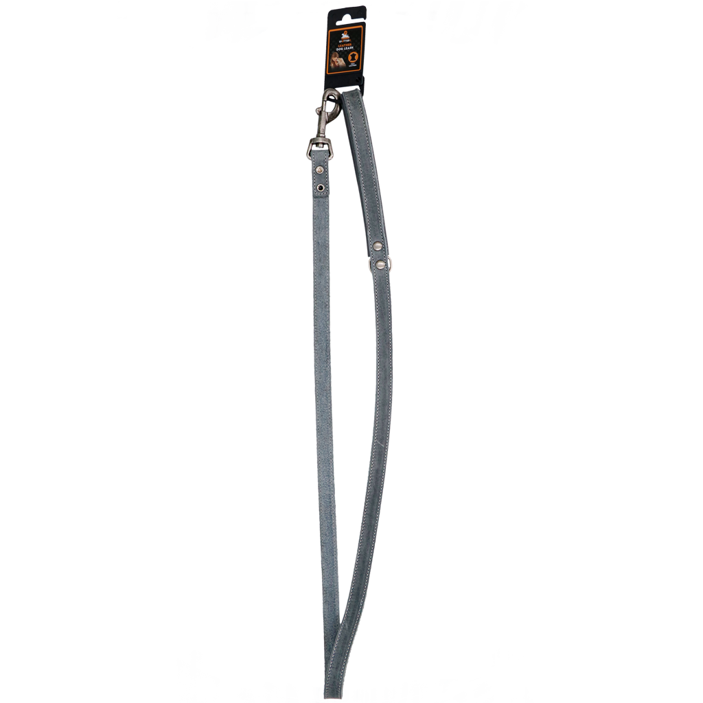 Spotted! Pro Leren Hondenlijn Grijs 2025 Spotted! Pro Leren Hondenlijn Grijs - Afbeelding 2