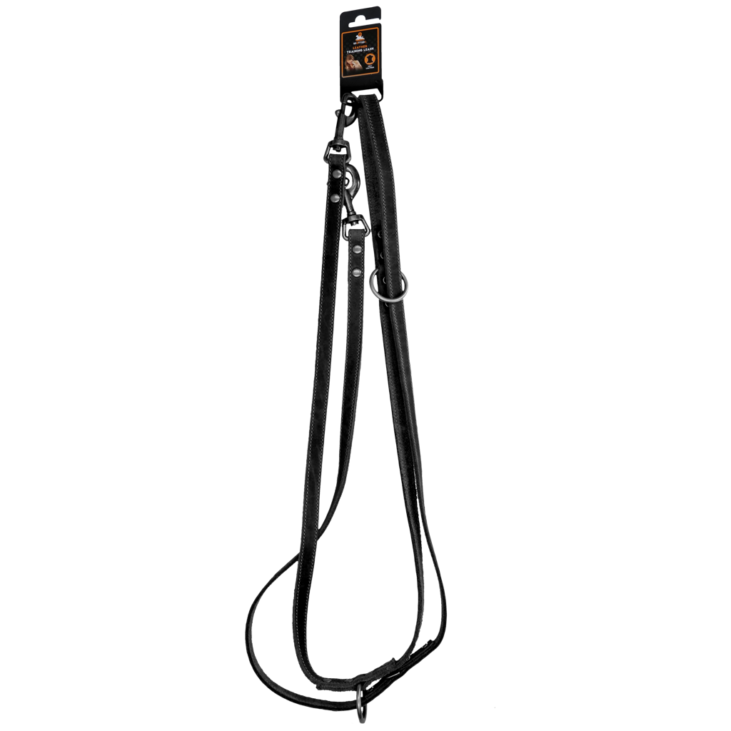 Spotted! Pro Leren Trainingslijn Zwart 2 x 250 cm 2025 Spotted! Pro Leren Trainingslijn Zwart 2 x 250 cm - Afbeelding 2