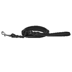 Spotted! Pro Leren Showlijn Zwart 1,2 x 180cm (Musketon)