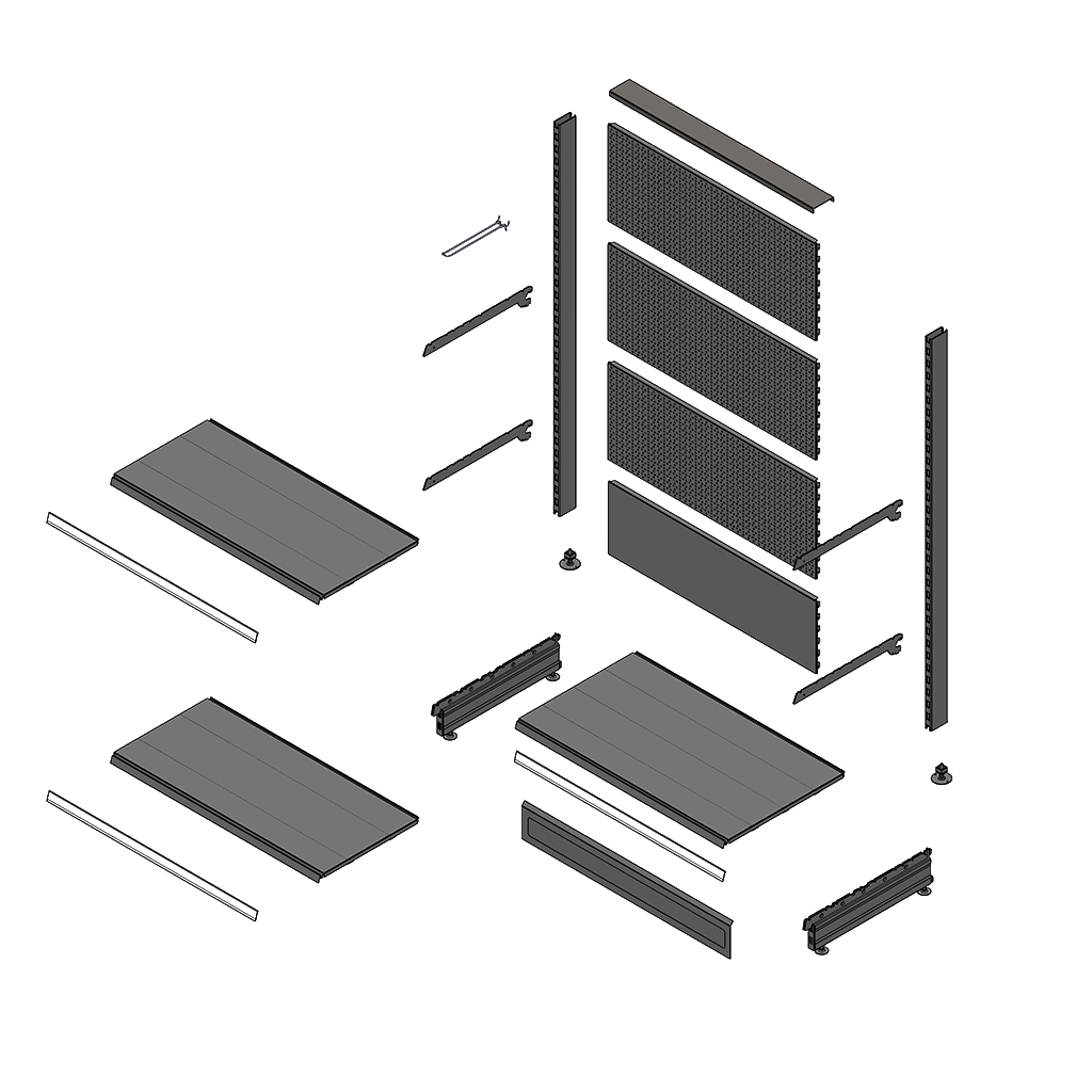 Stelling Gondola Ruiter Supl solid 2025 Stelling Gondola Ruiter Supl solid - Afbeelding 3