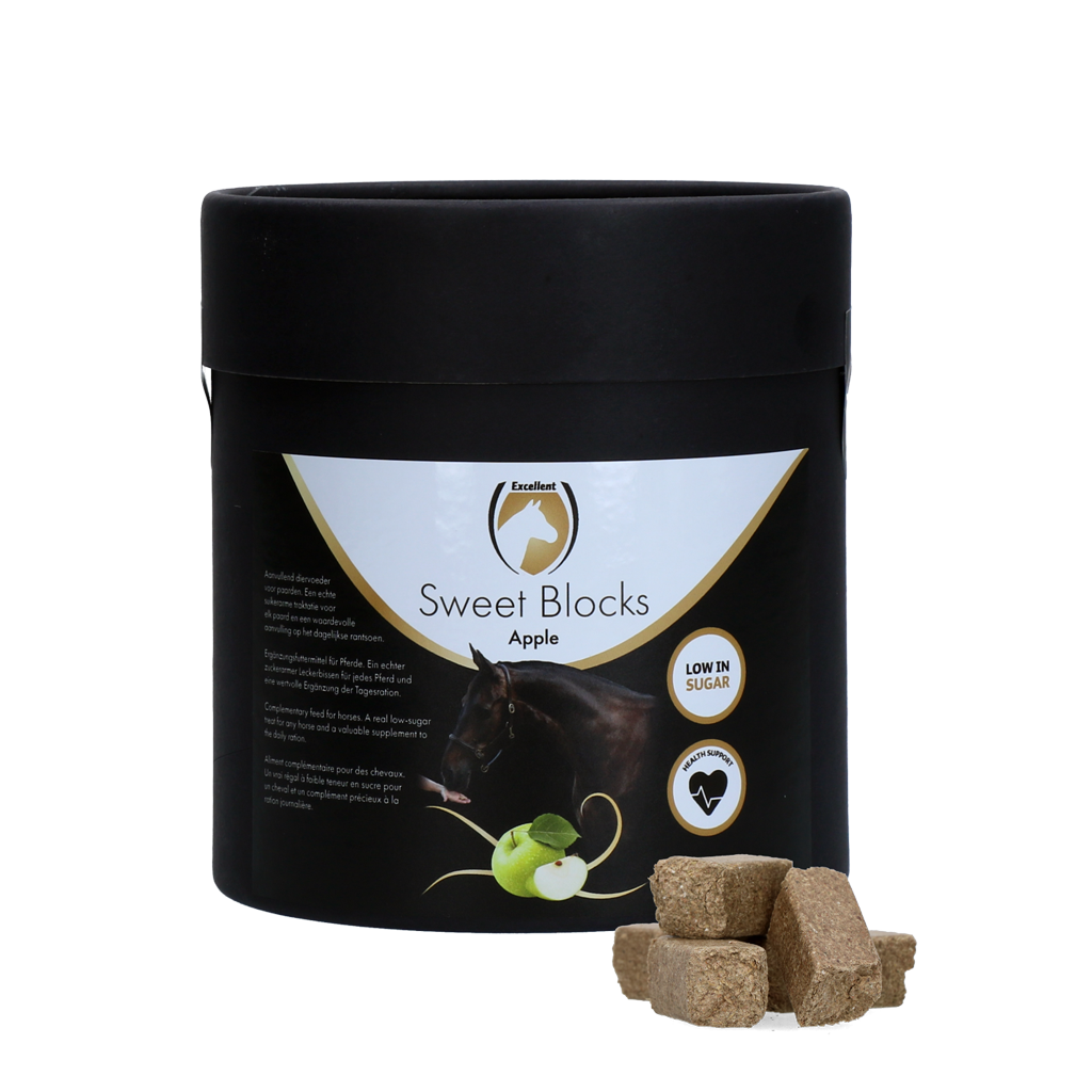 Excellent Horse Sweet Blocks Apple 1,2 kg 2025 Excellent Horse Sweet Blocks Apple 1,2 kg