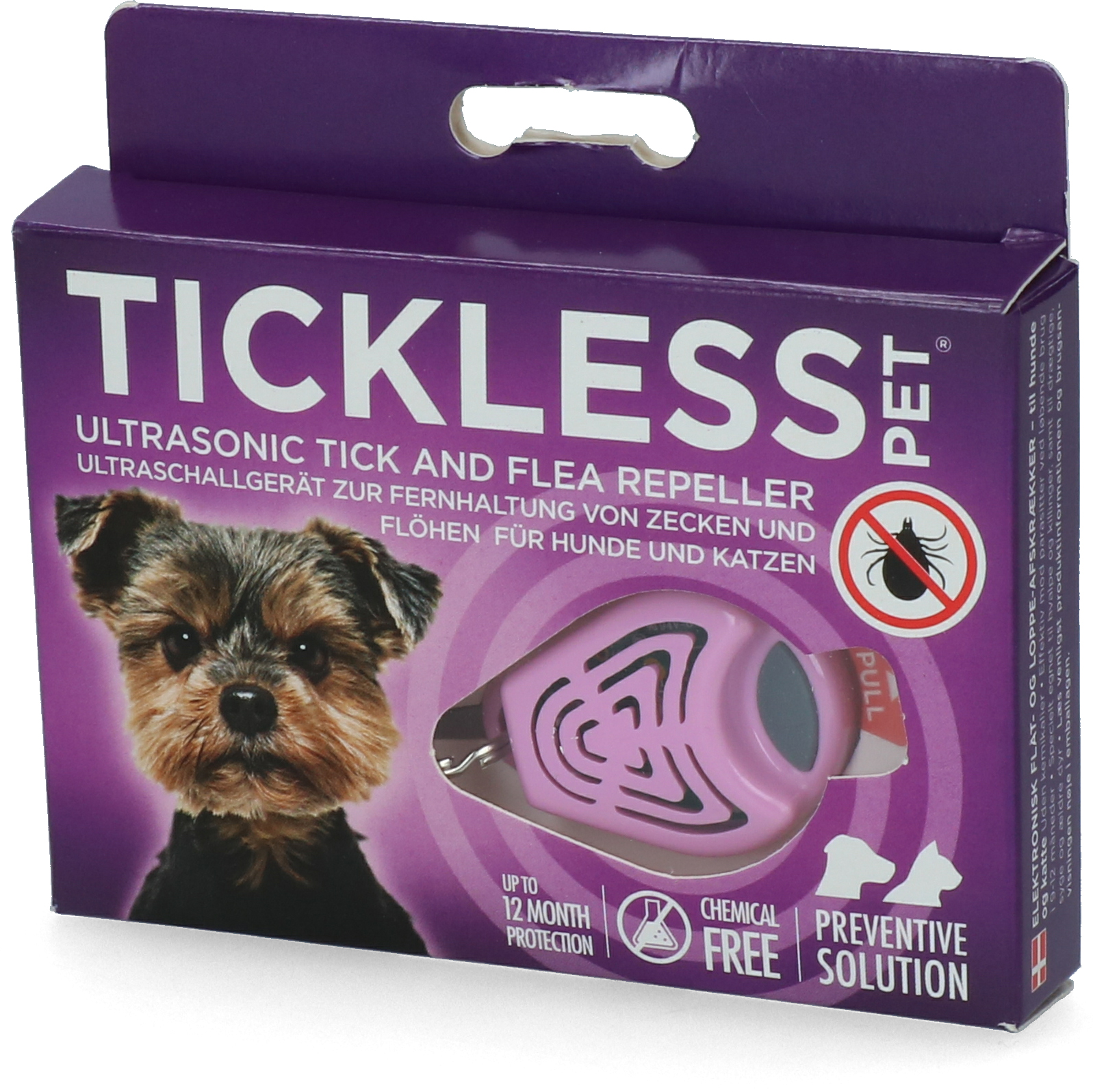 Tickless Pet minimaal 6 maanden bescherming Roze 2025 Tickless Pet minimaal 6 maanden bescherming Roze - Afbeelding 2