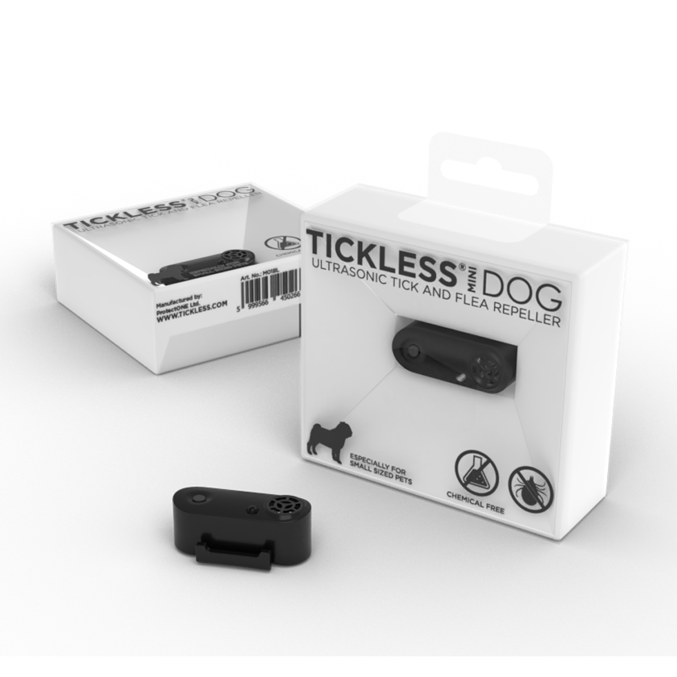 Tickless Mini Dog Oplaadbaar Zwart 2025 Tickless Mini Dog Oplaadbaar Zwart