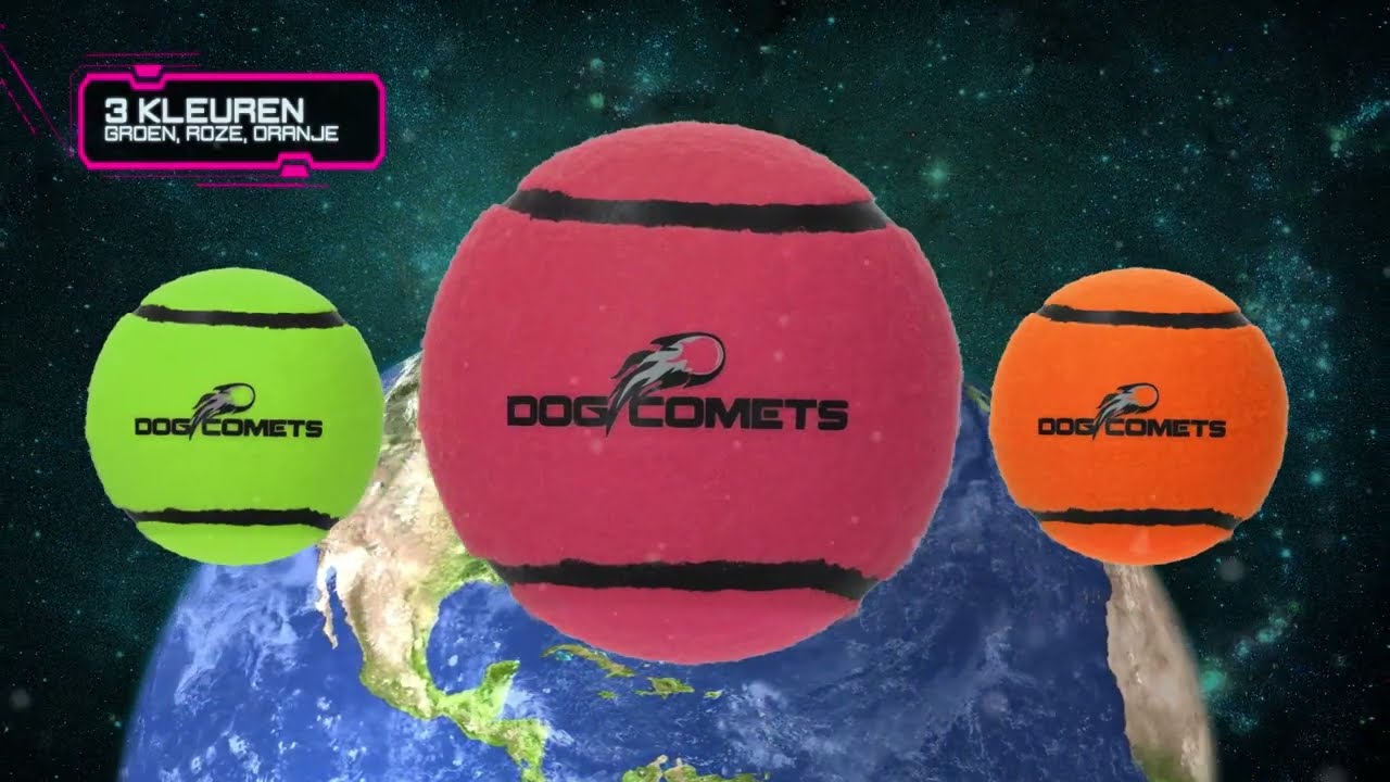 Dog Comets Tennisbal Met Pieper Neutron Star L Roze 2025 Dog Comets Tennisbal Met Pieper Neutron Star L Roze - Afbeelding 3