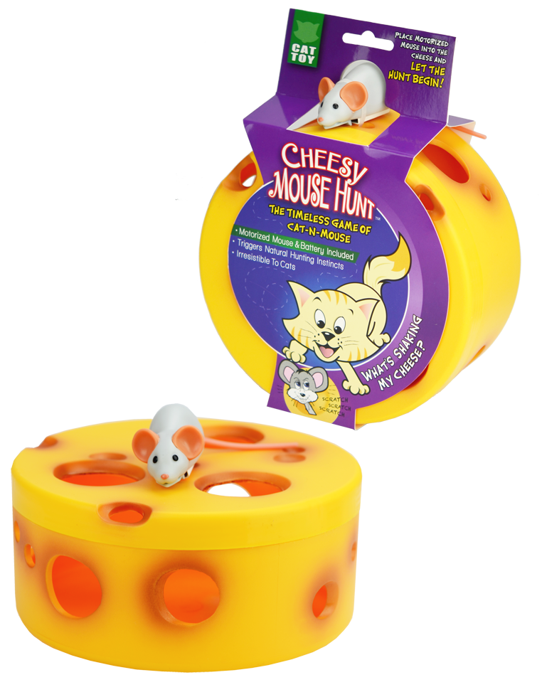 VisionSmart Cheesy Mouse Hunt Cat Toy 2025 VisionSmart Cheesy Mouse Hunt Cat Toy