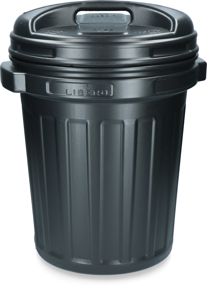 Voerton met draaisluiting 40 liter Black Zwart 2025 Voerton met draaisluiting 40 liter Black Zwart - Afbeelding 2