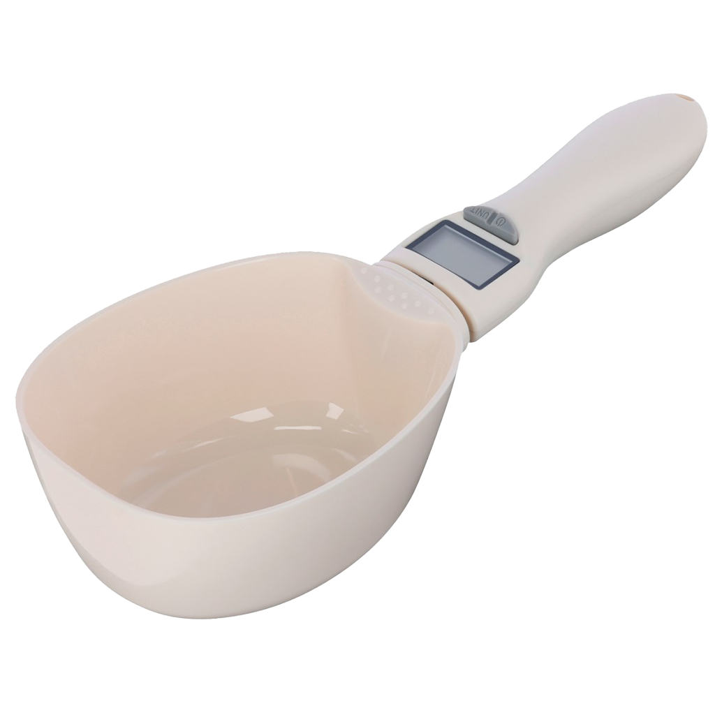 Voerschep met digitale weegschaal 2025 Voerschep met digitale weegschaal