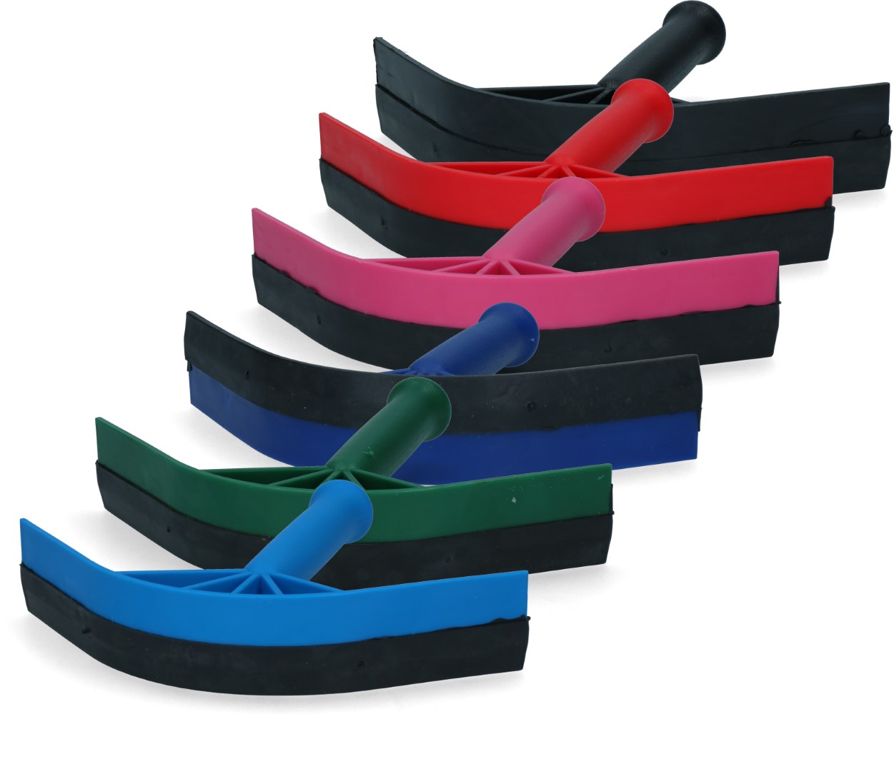 Zweetschraper Eenhandig Blauw 2025 Zweetschraper Eenhandig Blauw - Afbeelding 2