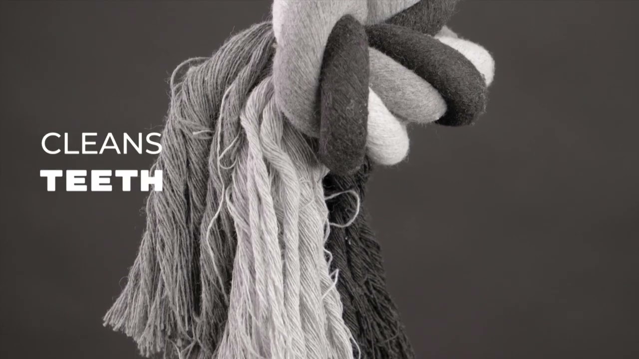 Floss Toss Dental Rope 2 Knot - 45 cm 2025 Floss Toss Dental Rope 2 Knot - 45 cm - Afbeelding 2